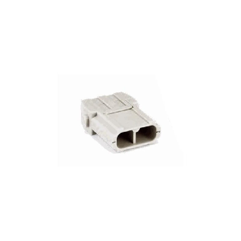 Insert HM modulaire, Raccordement à Sertir, mâle, 2 pin, 40A, Polycarbonate 